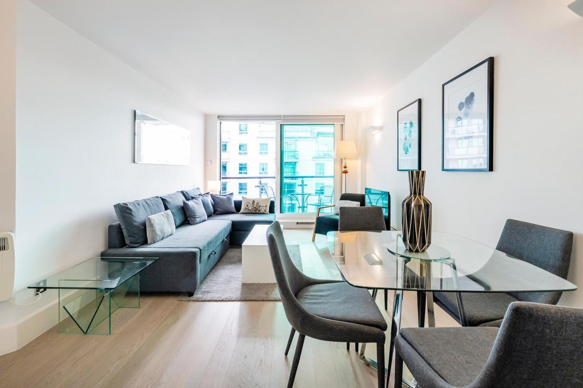 Riverside 2-bedroom Apartment Londen Buitenkant foto